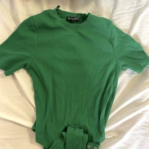 Forest Green Body Suit